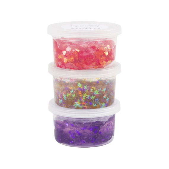 Hobbyset Sequin Clay Paars Roze Harmonie 3x60g