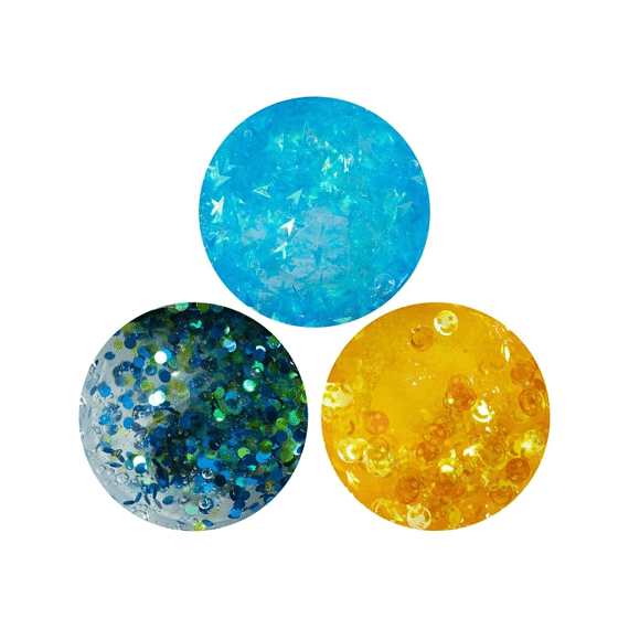 Hobbyset Sequin Clay Blauw Groene Harmonie 3x60g