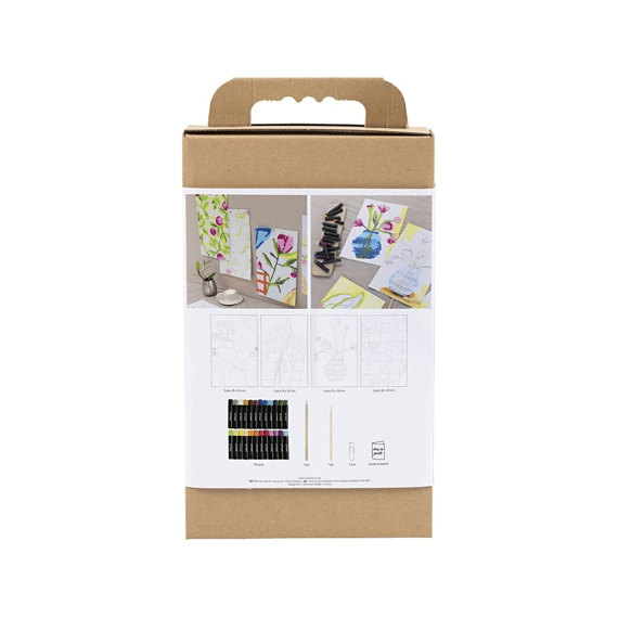 Hobbyset Oliepastel Bloemen