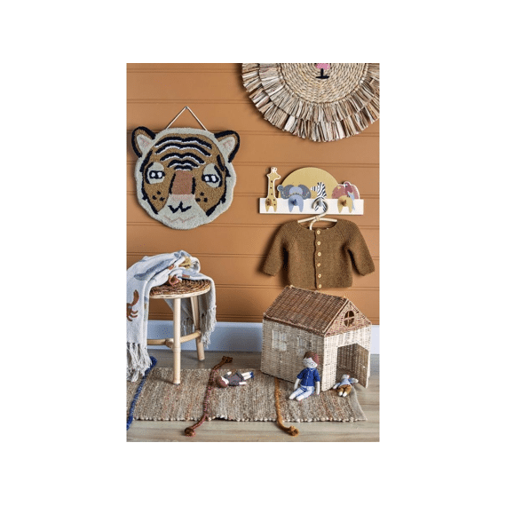 Bloomingville Mini Mallen Kapstok Bruin Plywood