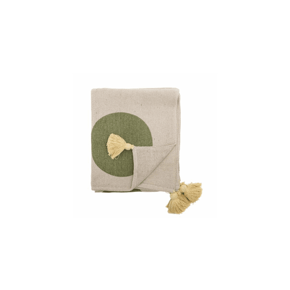 Bloomingville Mini Clennie Deken Natuur 160x130cm