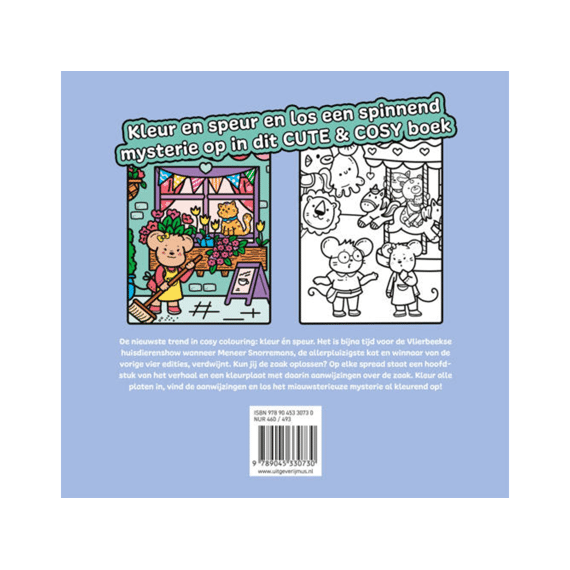 Cute & Cosy Kleur- En Speurboek De Verdwenen Kat