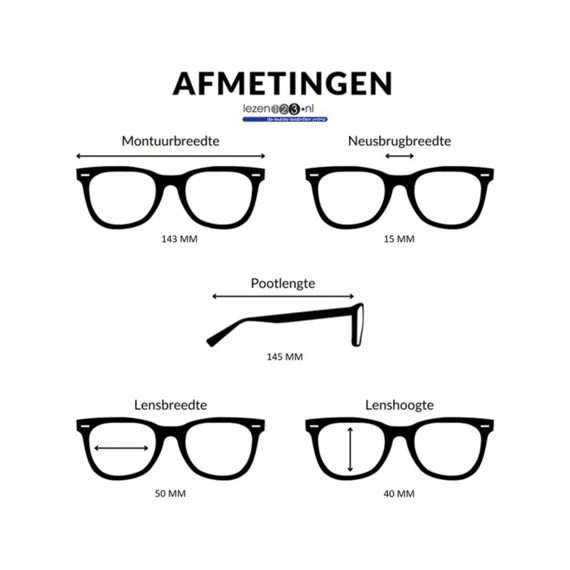 Icon Eyewear Square Frame Blue Tortoise +2.00