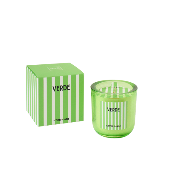 Geurkaars Verde Was Groen S 8x8x8.5cm