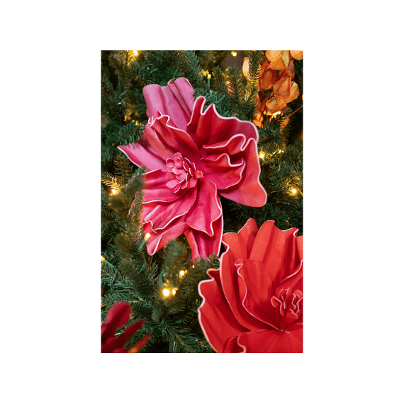 J-Line Bloem Eva Roze Small 30x30x70cm