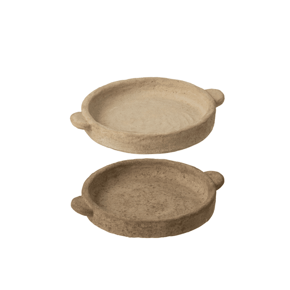 Bord Rond Cement S 24.5x20x3.5cm 2 assortiment