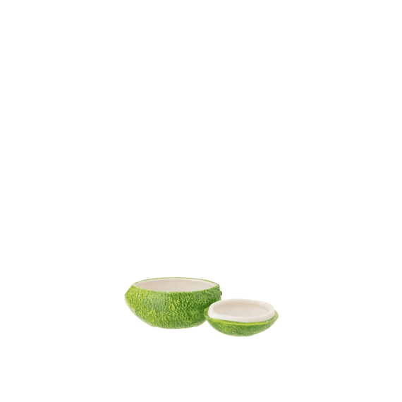 J-Line Doos Limoen Dolomiet Groen/Wit 14x10x9cm