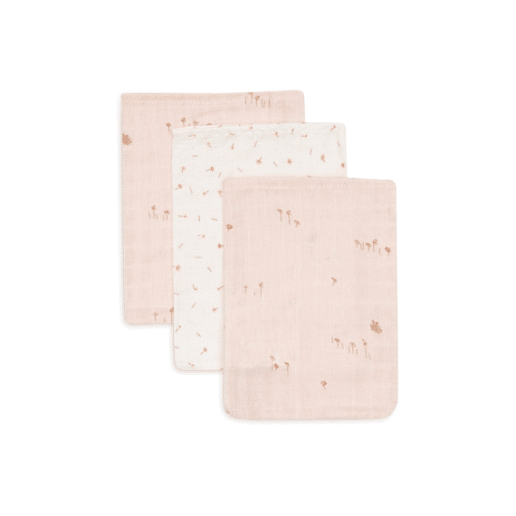 Jollein Washandjes Tetra 3-pack Pretty Picnic