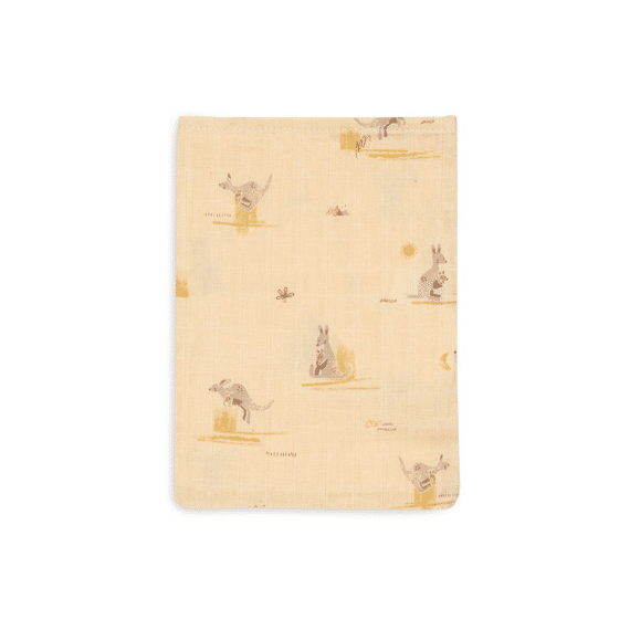 Jollein Washandjes Tetra 3-pack Kangaroots