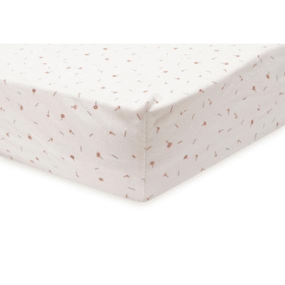 Jollein Hoeslaken Jersey 60x120 Pretty Picnic Flower Drops