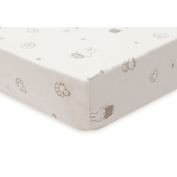 Jollein Hoeslaken Jersey 60x120 Miffy Family Farm