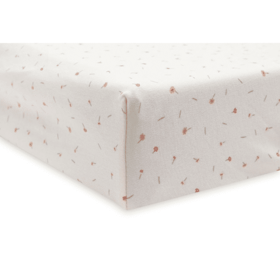 Jollein Aankleedkussenhoes Jersey 50x70 Pretty Picnic Flower Drops