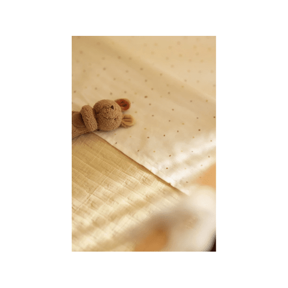 Jollein Laken Bed 120x150 Kangaroots Dusty Dot