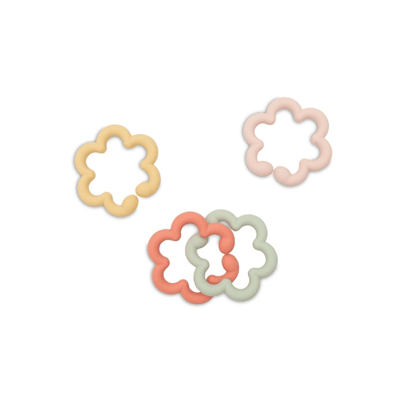 Jollein Speelgoed Ringen Siliconen Flowers