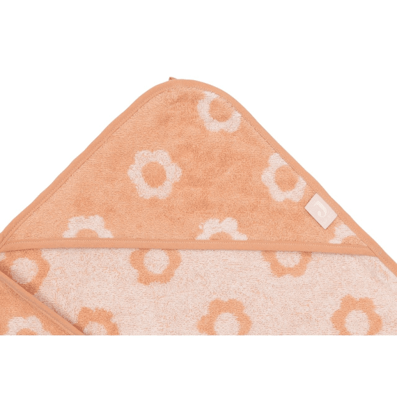 Jollein Badcape Badstof 75x75cm Jacquard Flower