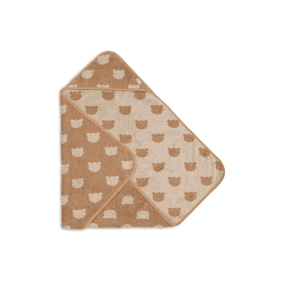 Jollein Badcape Badstof 75x75cm Jacquard Teddy Bear