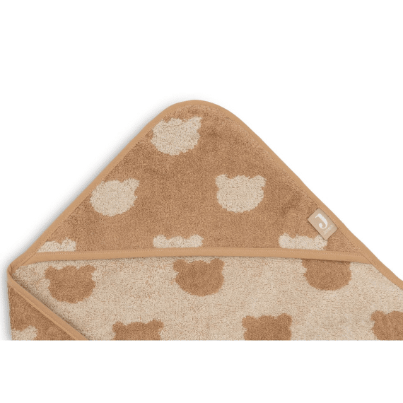 Jollein Badcape Badstof 75x75cm Jacquard Teddy Bear