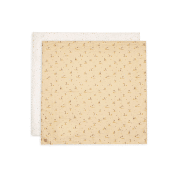 Jollein Multidoek Tetra 115x115 2-pack Kangaroots