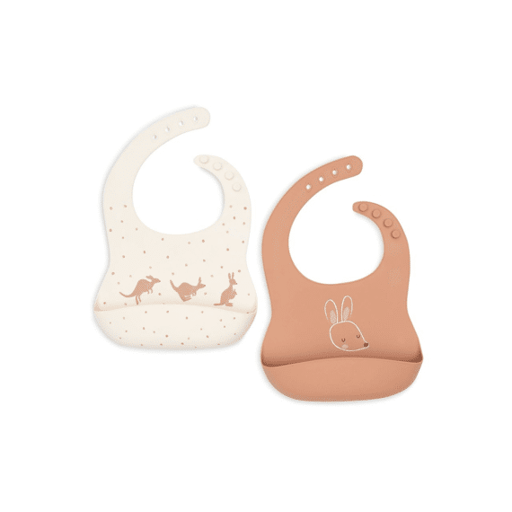 Jollein Slab Silicone 2-pack Kangaroots