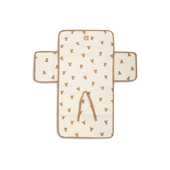 Jollein Verschoonmatje Mini Teddy Bear Little Waffle