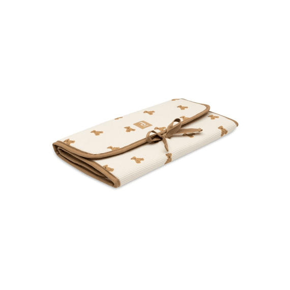 Jollein Verschoonmatje Mini Teddy Bear Little Waffle