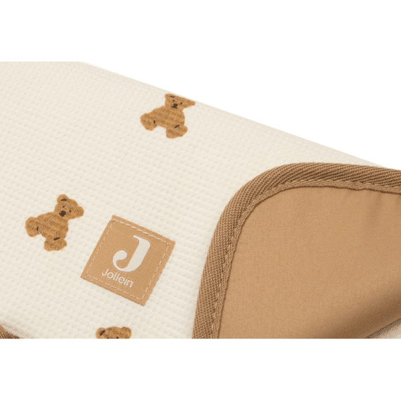 Jollein Verschoonmatje Mini Teddy Bear Little Waffle