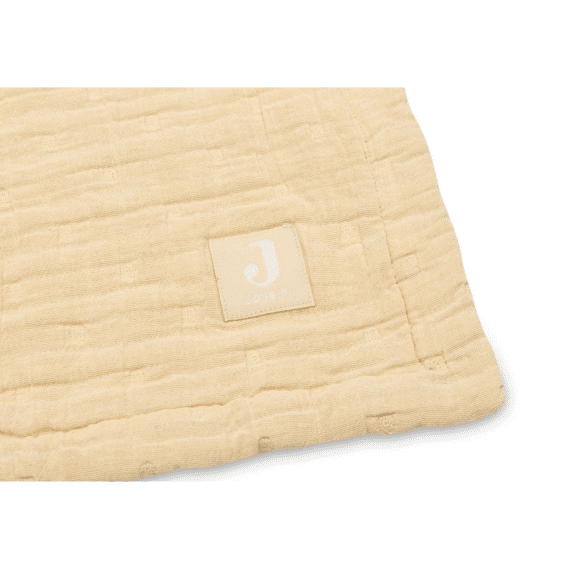 Jollein Deken Wieg Tetra 75x100 Jacquard Vanilla Gots