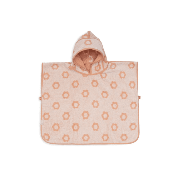 Jollein Badponcho Jacquard Flower Omkeerbaar