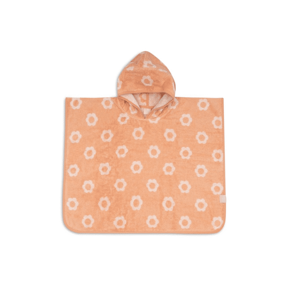 Jollein Badponcho Jacquard Flower Omkeerbaar