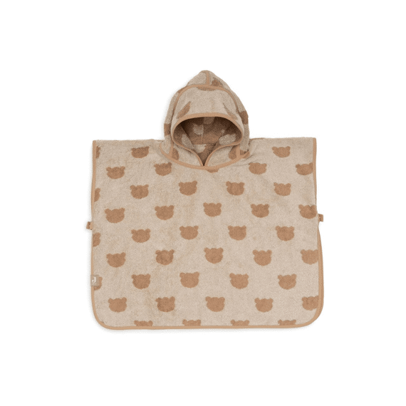 Jollein Badponcho Jacquard Teddy Bear Omkeerbaar
