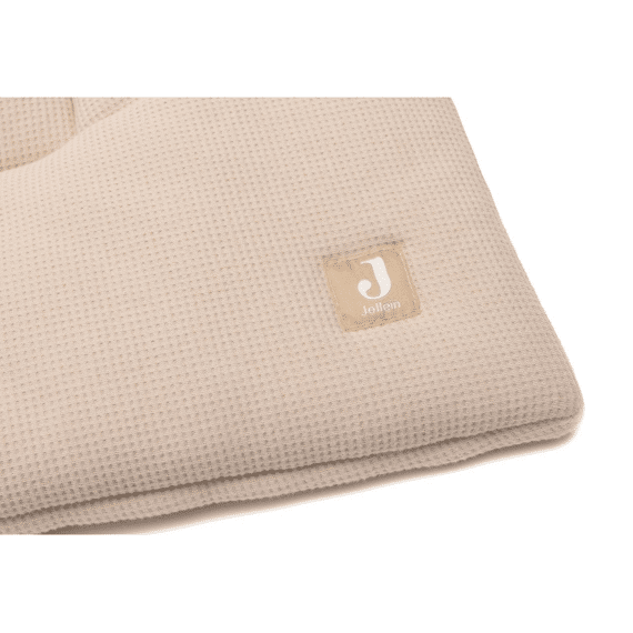 Jollein Boxkleed 75x95 Little Waffle Warm Sand/ Sand