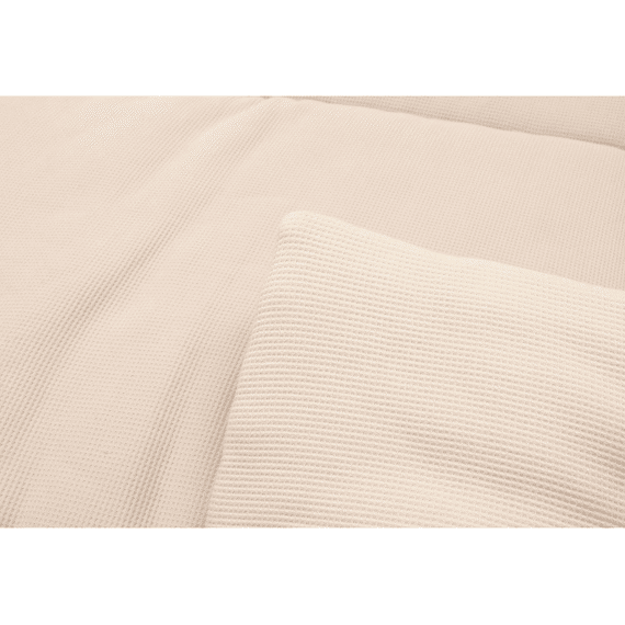 Jollein Boxkleed 75x95 Little Waffle Warm Sand/ Sand