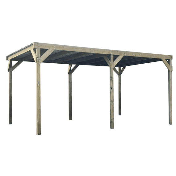 Solid Carport 3000 X 5000 Mm