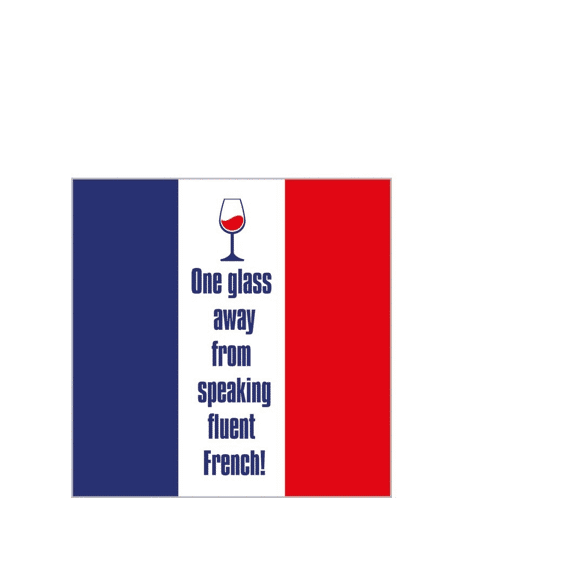 Ppd One Glass Away Servetten 25x25cm 20 stuks