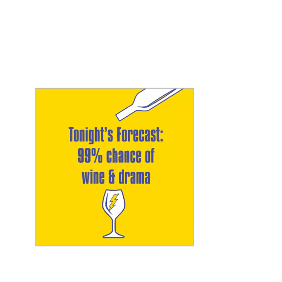 Ppd Wine & Drama Servetten 25x25cm 20 stuks