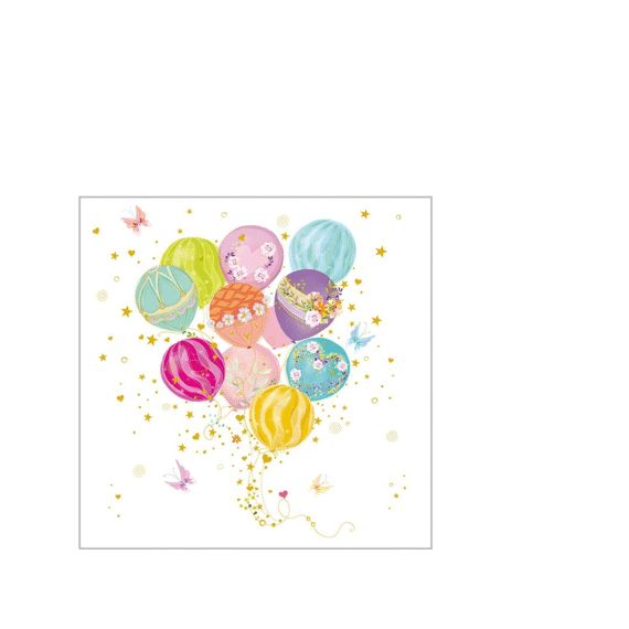 Ppd Balloons Servetten 25x25cm 20 stuks