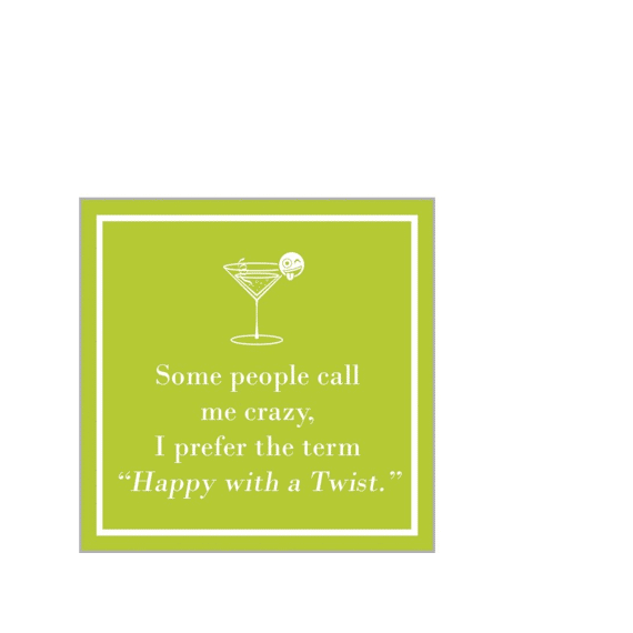 Ppd Happy Twist Servetten 25x25cm 20 stuks