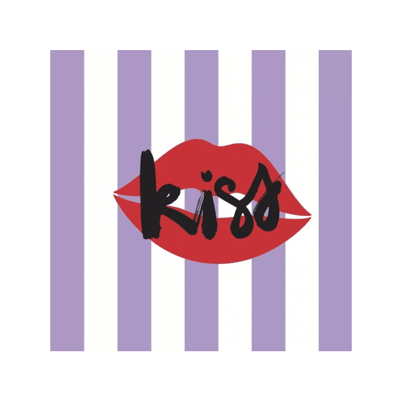 Ppd Formart Kiss Servetten 33x33cm 20 stuks