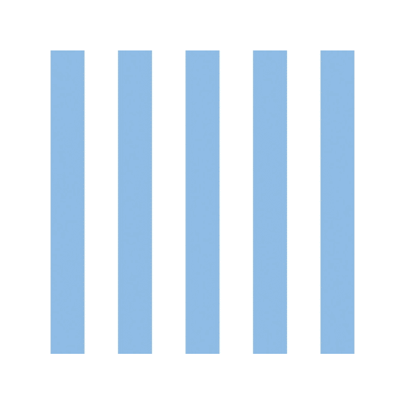 Ppd Stripes Light Blue Servetten 33x33cm 20 stuks