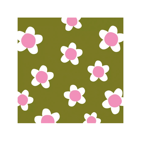 Ppd Flower Fun Green Servetten 33x33cm 20 stuks