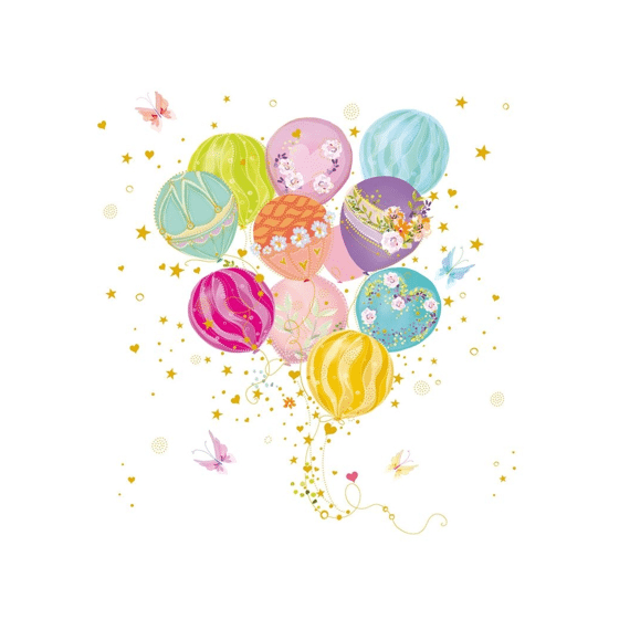 Ppd Balloons Servetten 33x33cm 20 stuks