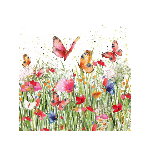 Ppd Flowerfield Servetten 25x25cm 20 stuks