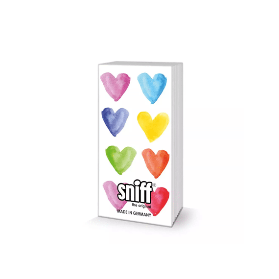 Ppd Aquarell Hearts Sniff Papieren Zakdoekjes 20 stuks
