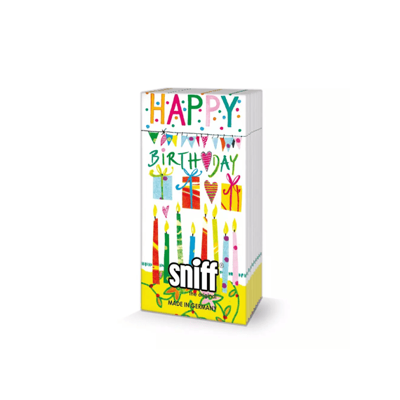 Ppd Happy Birthday Sniff Papieren Zakdoekjes 20 stuks