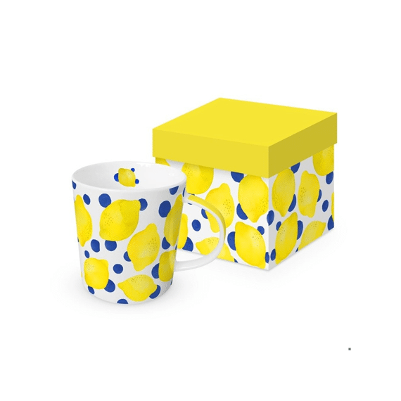 Ppd Lemon & Dots Mok New Bone China 40cl