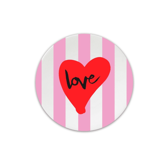 Ppd Formart Love Plat Bord Fine Bone China 15,5cm
