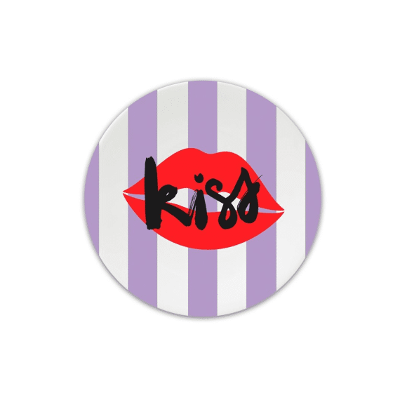 Ppd Formart Kiss Plat Bord Fine Bone China 15,5cm