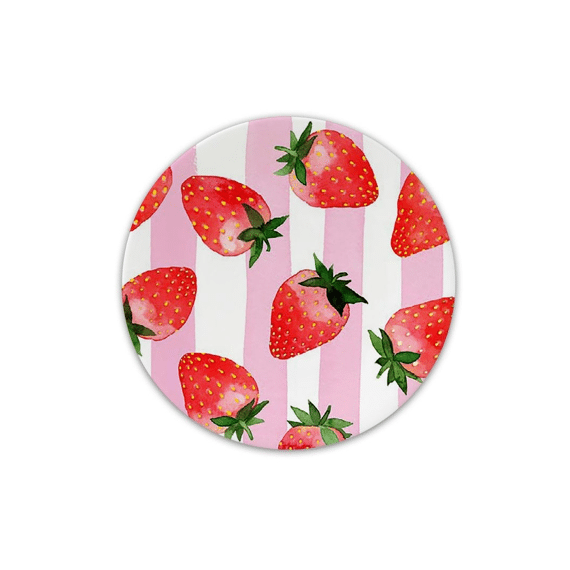 Ppd Strawberry & Stripes Plat Bord Fine Bone China 15,5cm