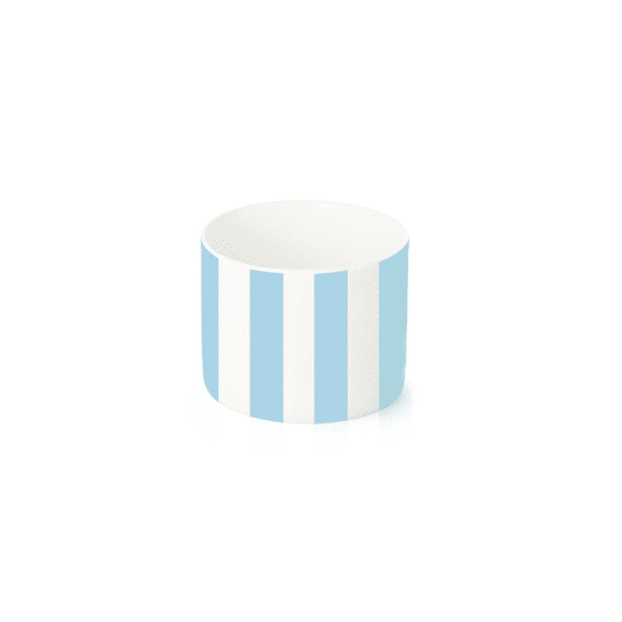 Ppd Stripes Light Blue Kom Fine Bone China 7x6cm