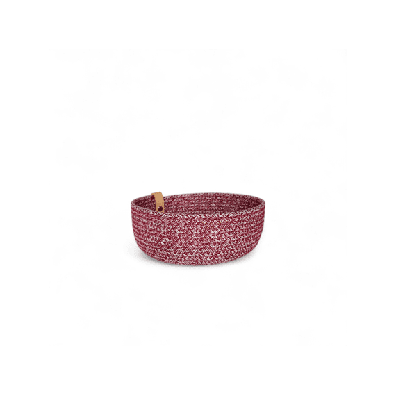 Koba Mand Laag Medium 25x7cm Burgundy Red